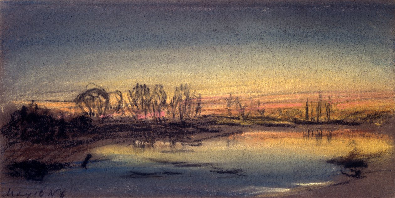 Atardecer, mayo 1884 de Frederick (attr. to) Barnard