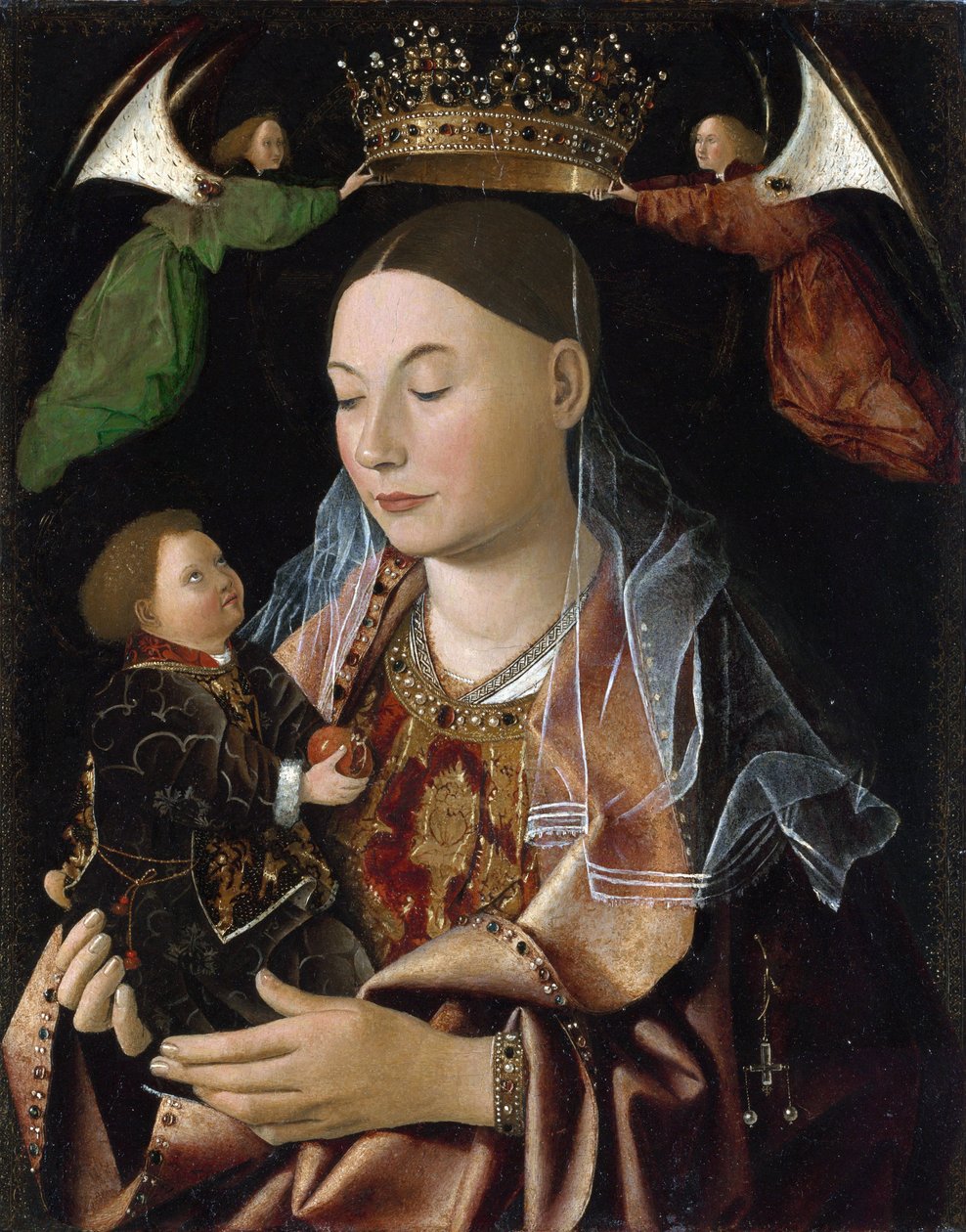 La Virgen y el Niño de Antonello da Messina