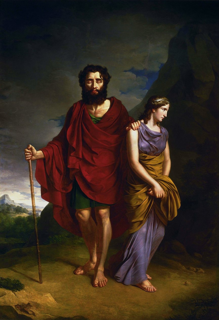 Edipo y Antígona de Antoni Brodowski
