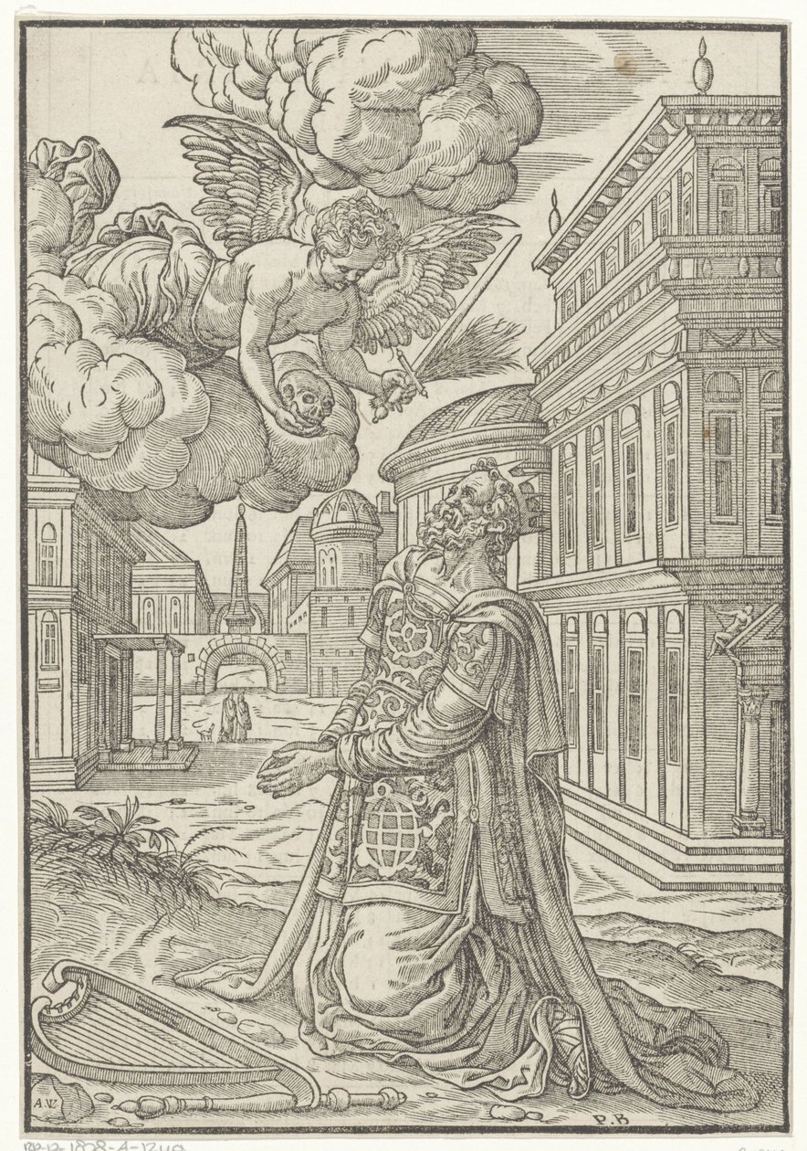 David arrodillado de Antoni van Leest