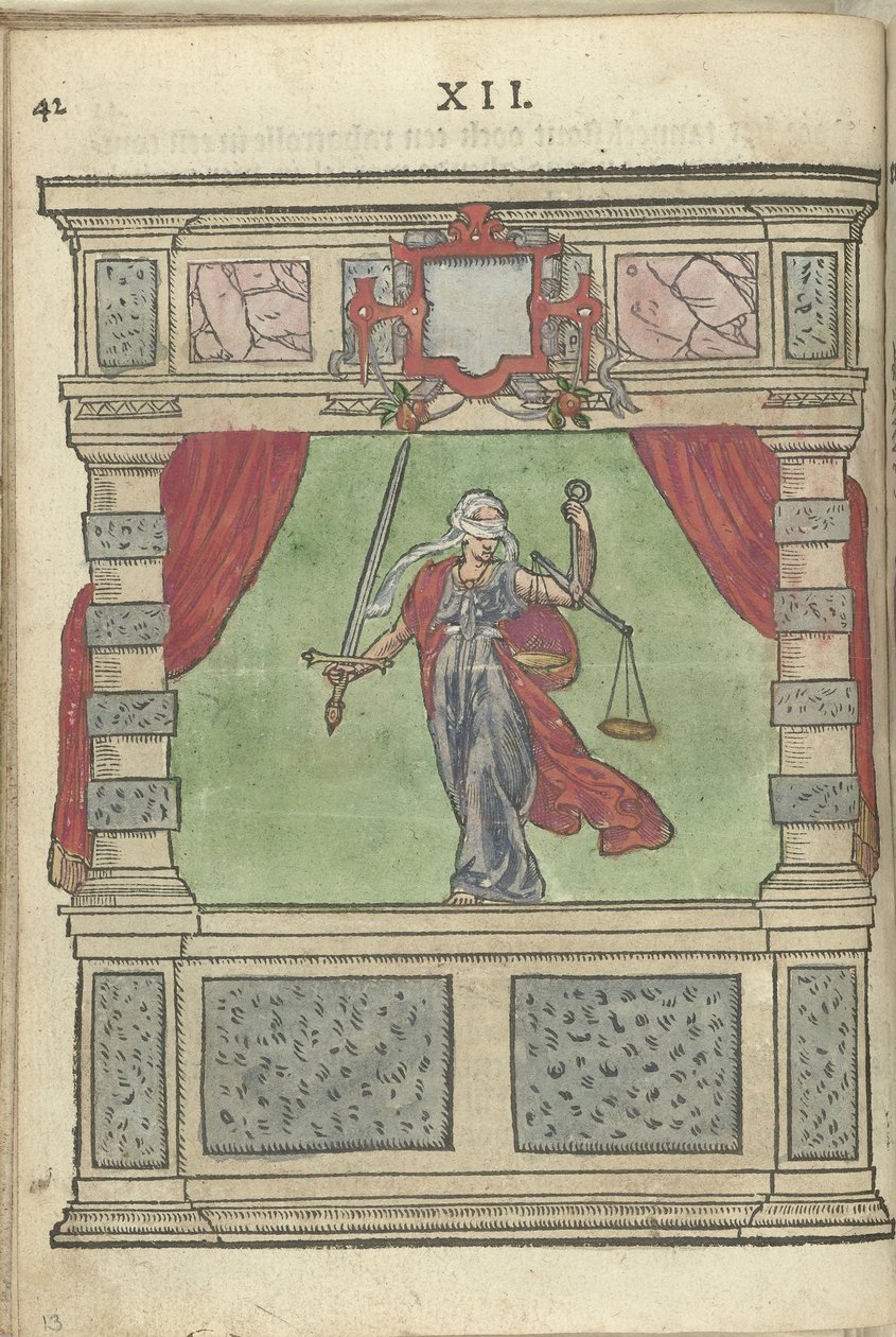 Personificación de la justicia de Antoni van Leest