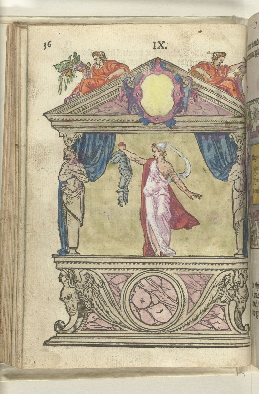 Escena con Personificación de la Generosidad (Magnanimitas), 1578 de Antoni van Leest