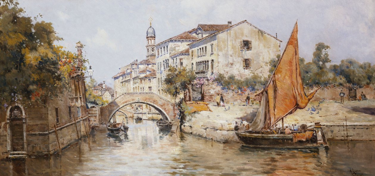 Un canal veneciano de Antonia Maria de Reyna Manescau