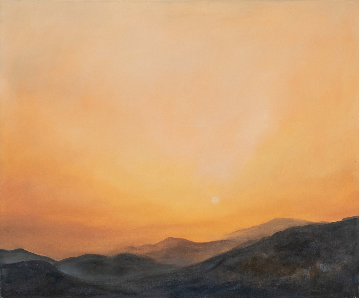 Arena africana, Andalucía, 2002 (óleo sobre lienzo) de Antonia Myatt
