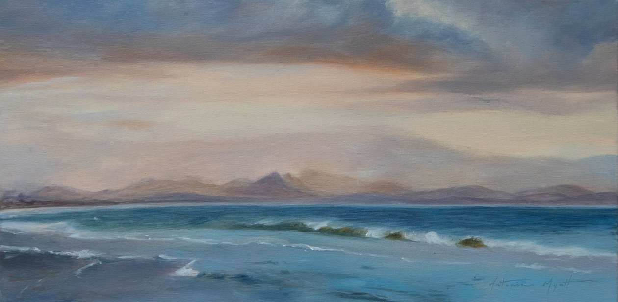 Bondi Beach Australia, 2018 (óleo sobre lienzo) de Antonia Myatt