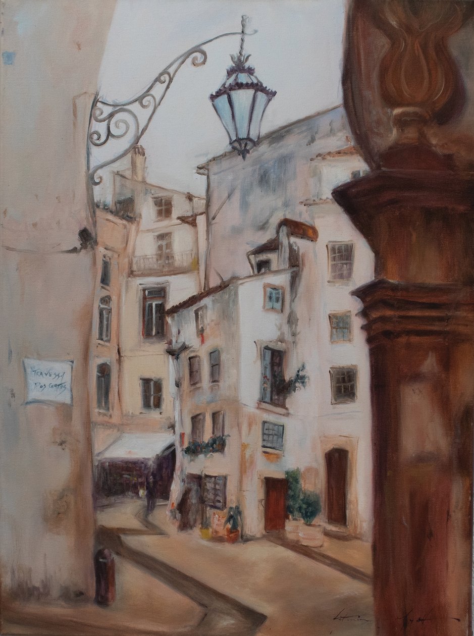 Coimbra, Portugal, 2015 (óleo sobre lienzo) de Antonia Myatt