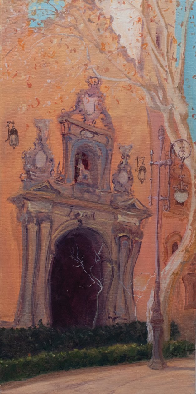 Puerta de Granada, 2016 (óleo sobre lienzo) de Antonia Myatt