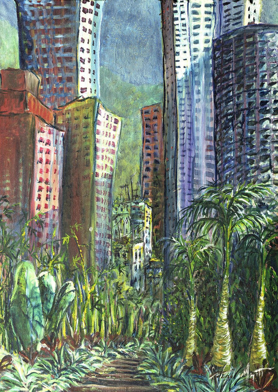 Rascacielos, Hong Kong, 1997 de Antonia Myatt