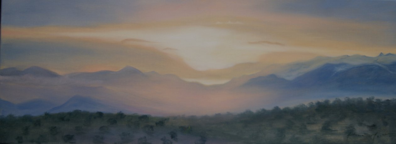 Amanecer sobre Sierra Nevada, 2014 de Antonia Myatt