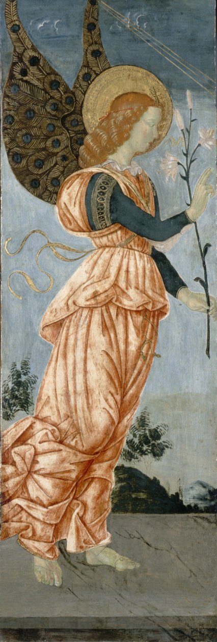 Ángel de la Anunciación de Antoniazzo Romano