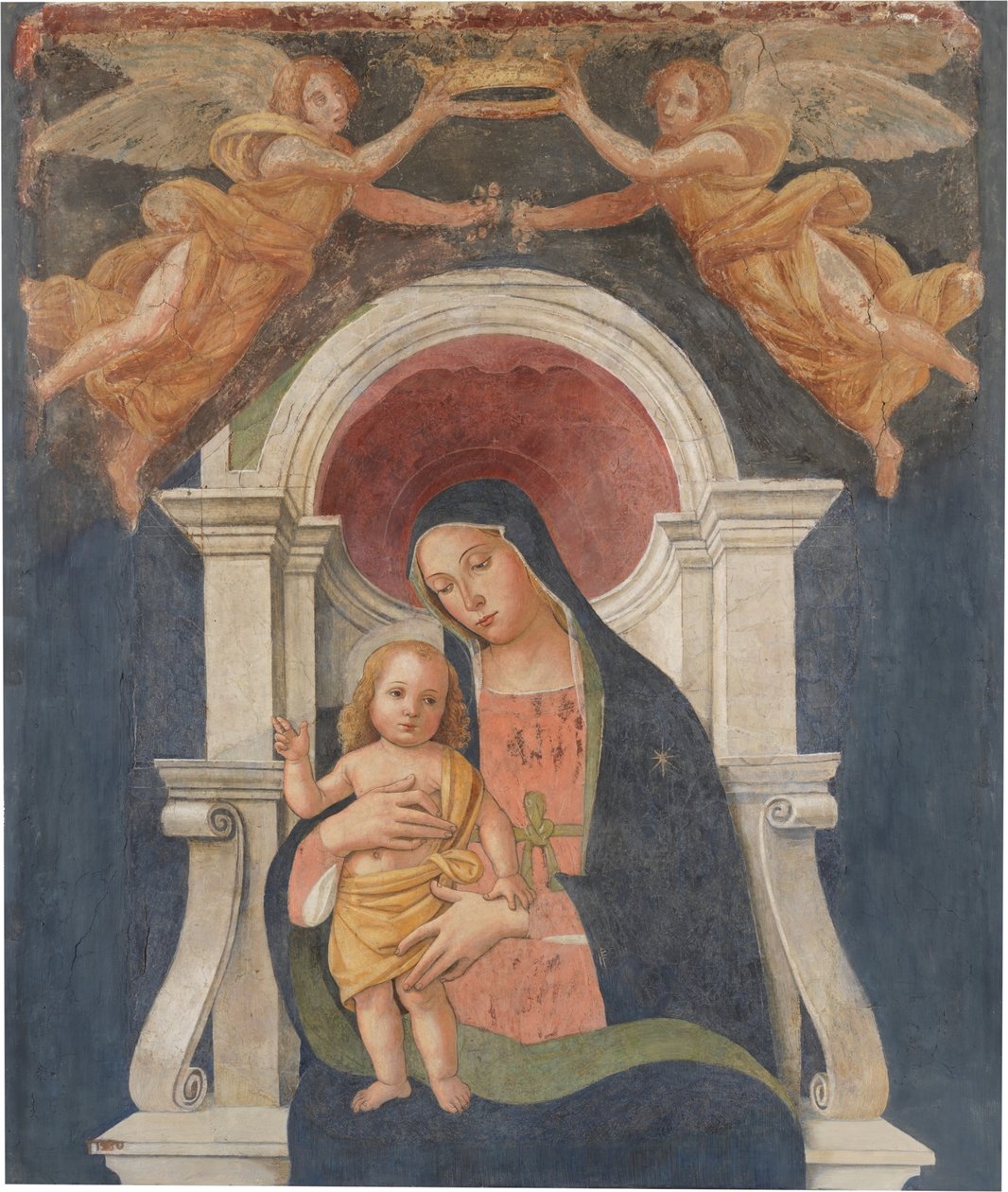 Antoniazzo Romano - La Virgen con el Niño, Hacia 1495 de Antoniazzo Romano