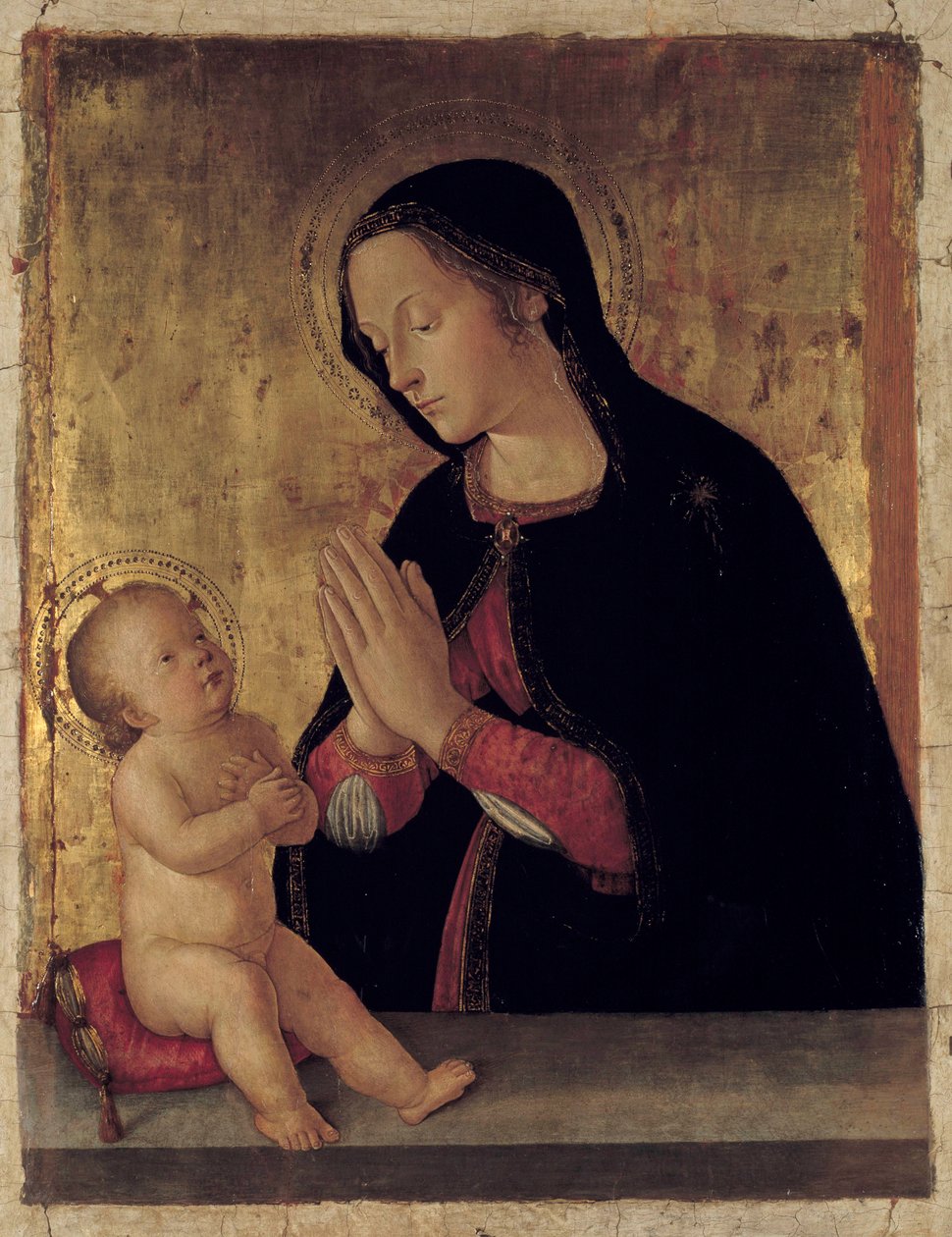 La Virgen adorando al Niño de Antoniazzo Romano
