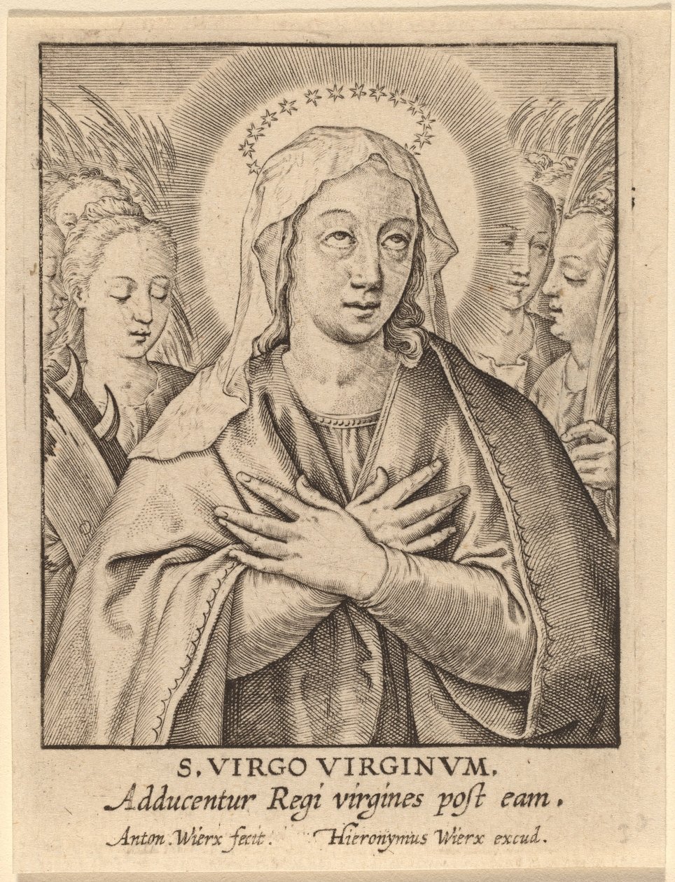 S. Virgo Virginum de Antonie Wierix