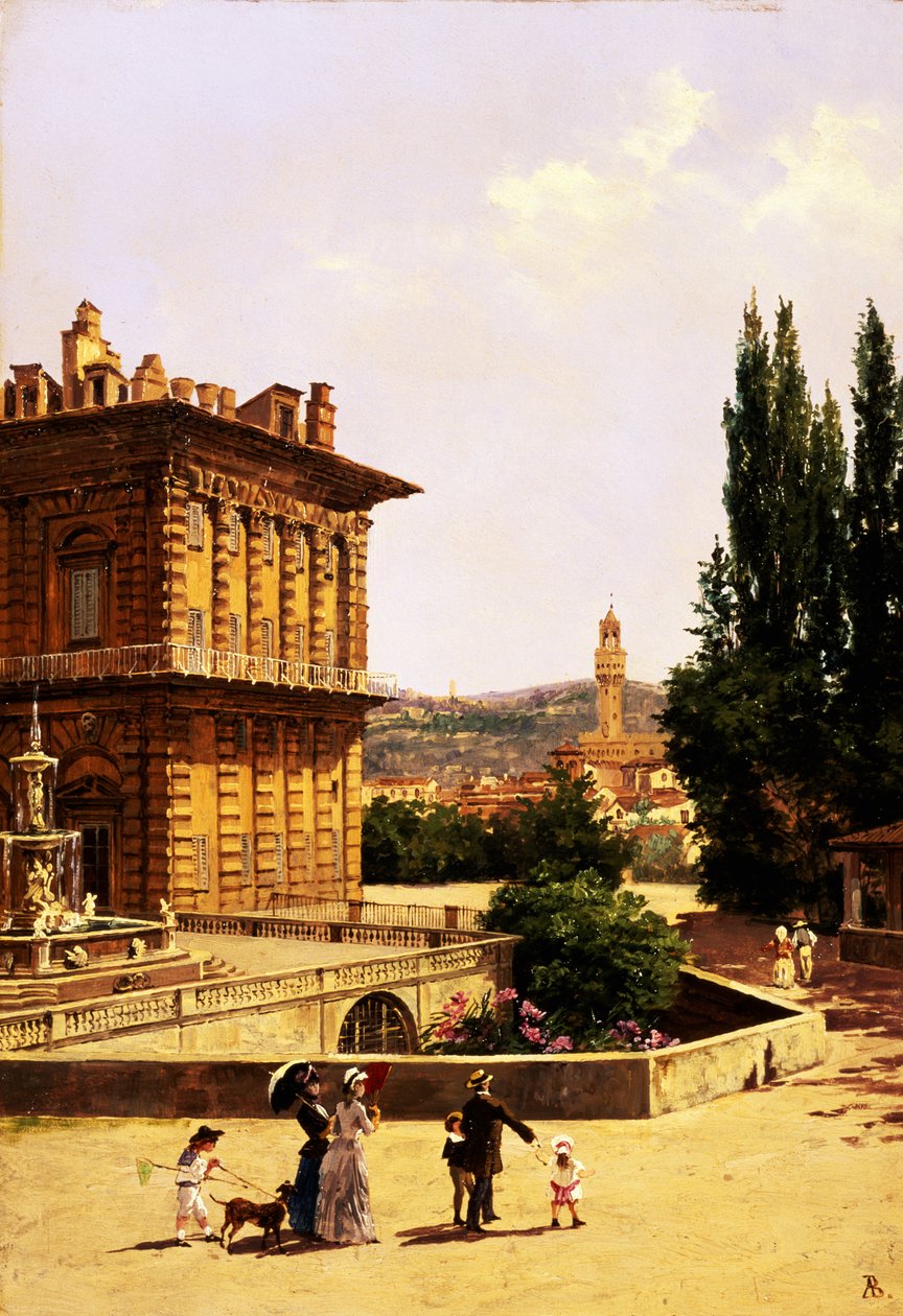Por el Palacio Pitti, Florencia de Antonietta Brandeis