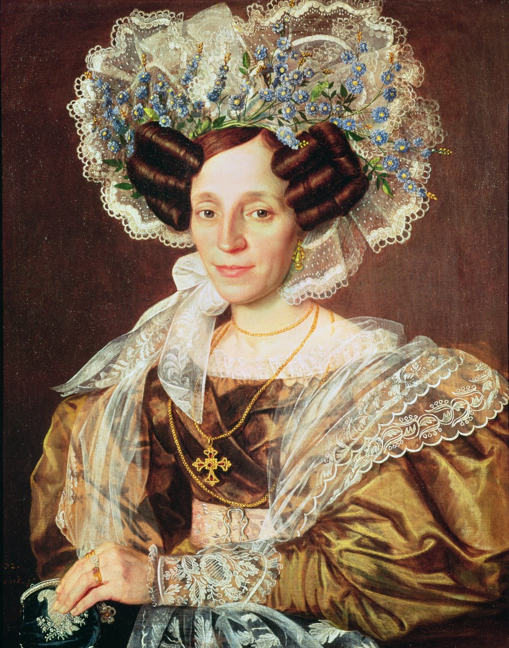 Retrato de Barbara Smetanova, madre de Federic Smetana de Antonin Machek