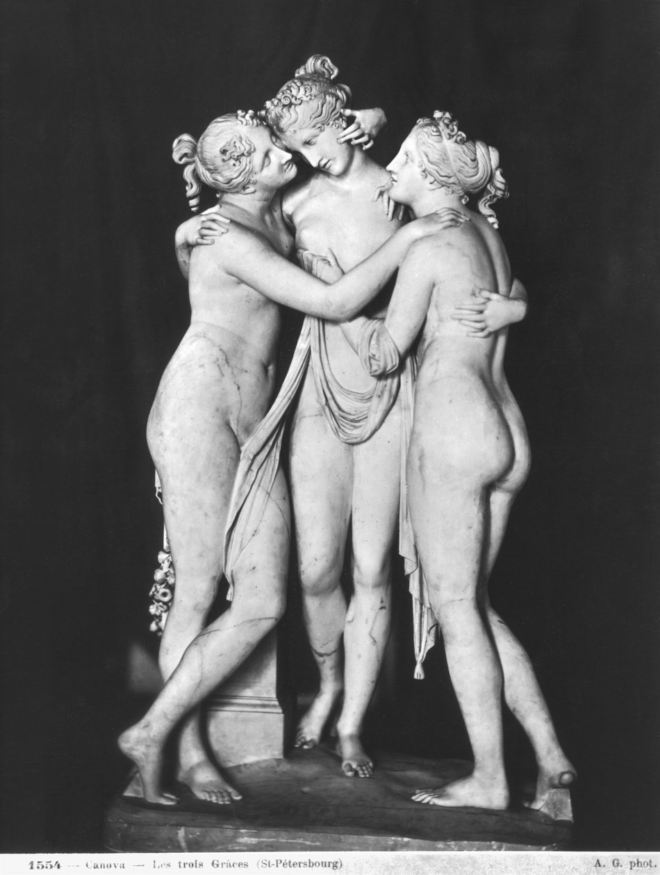 Las Tres Gracias, 1812-16 de Antonio Canova
