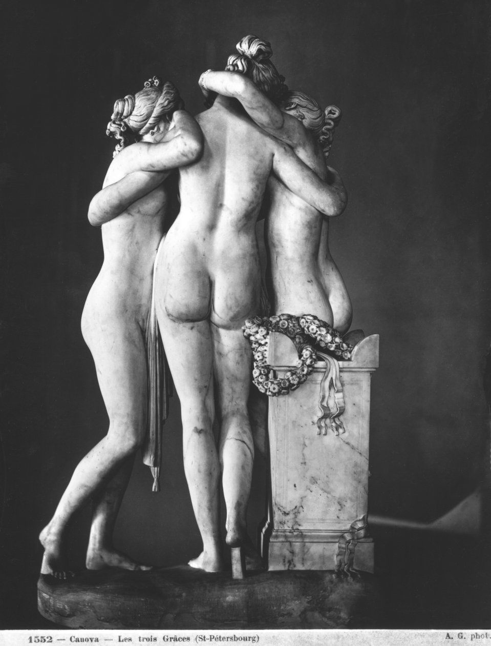 Tres Gracias, 1812-16 (mármol) de Antonio Canova