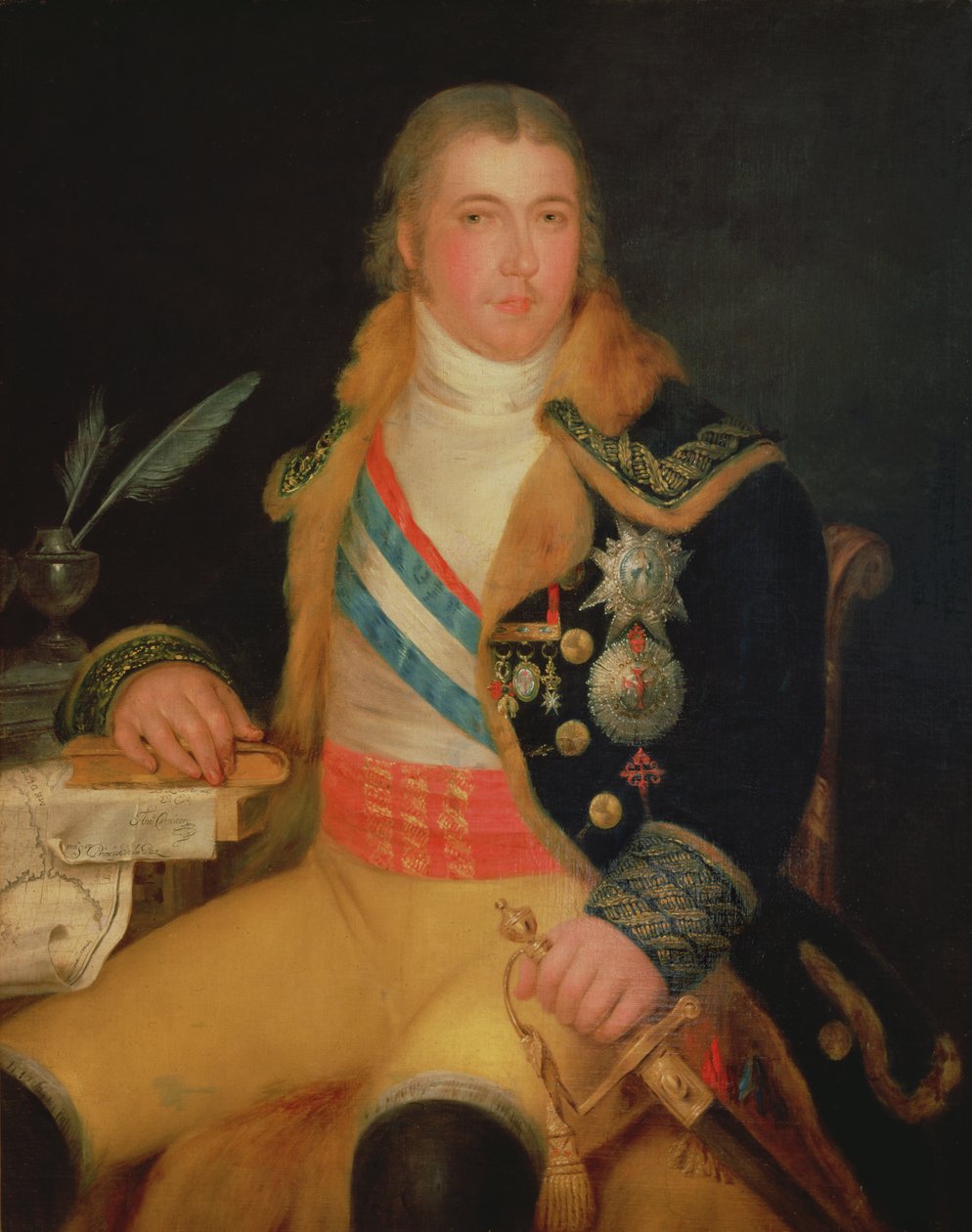 Retrato de Manuel Godoy de Antonio Carnicero