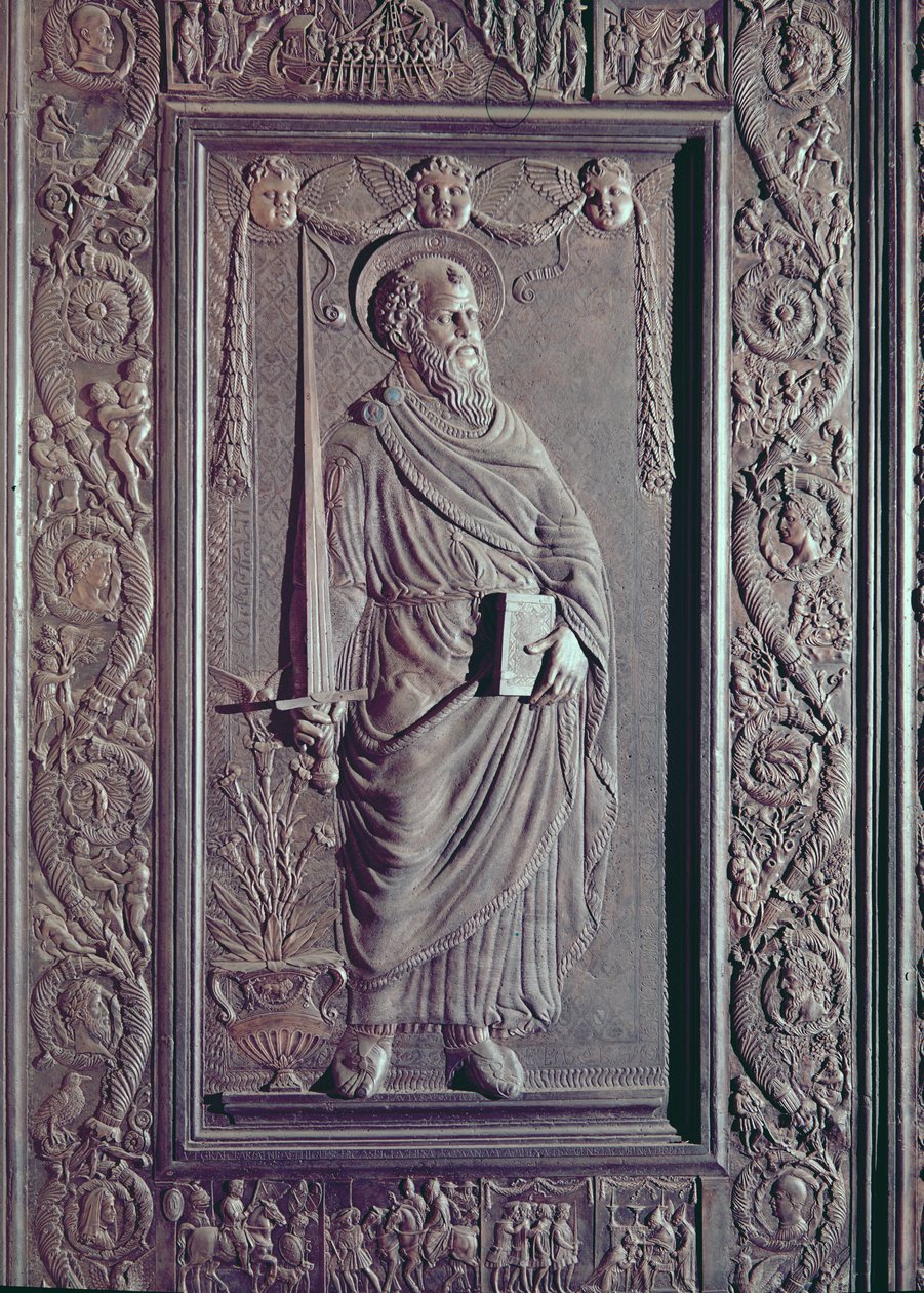 San Pablo (detalle) de Antonio Filarete