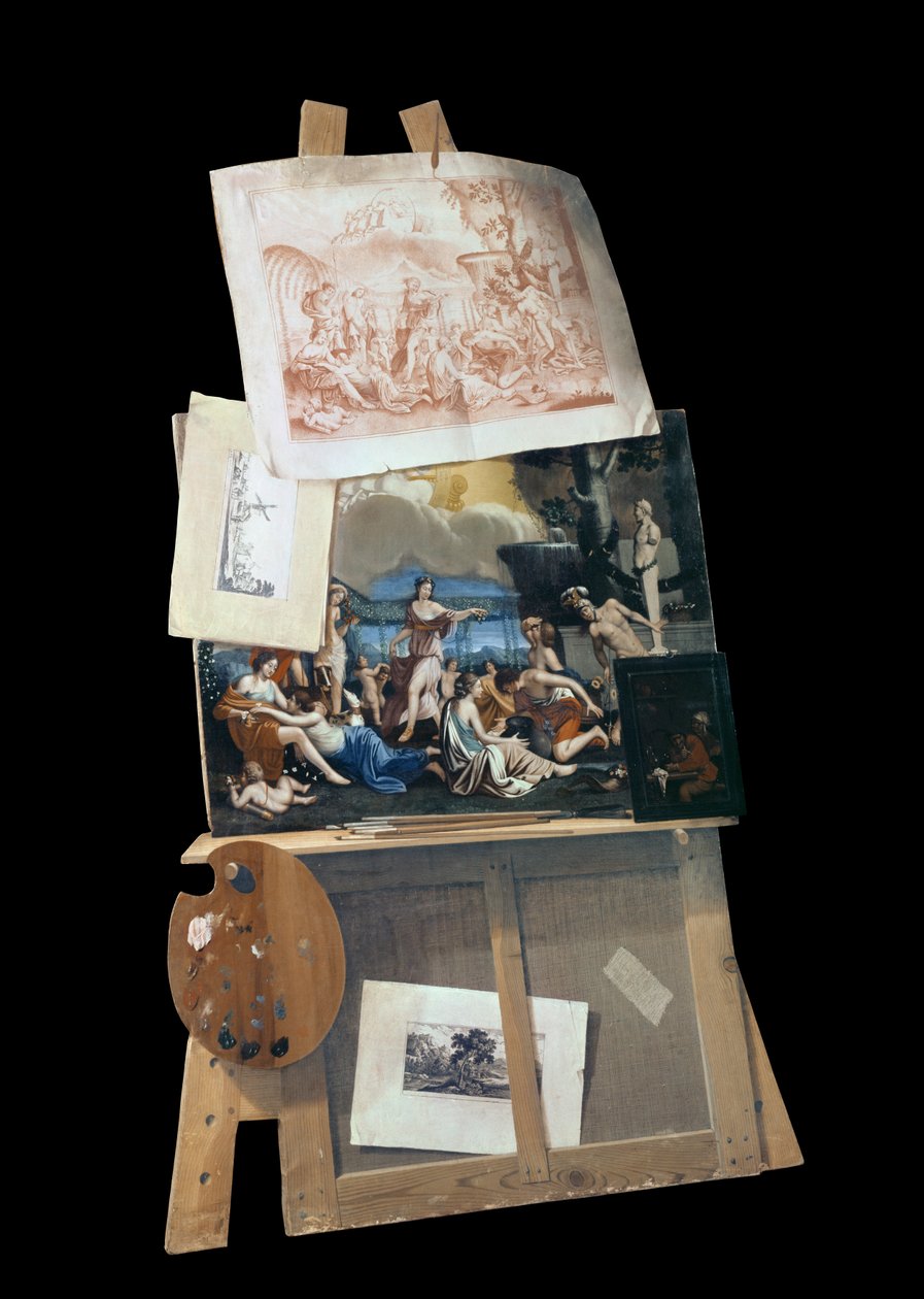 El caballete del pintor, 1686 de Antonio Forbera