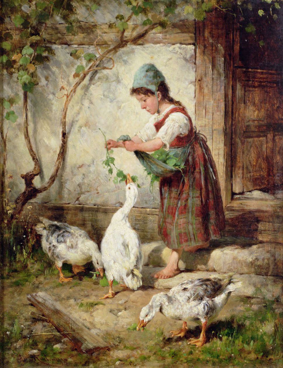 La Pastora de Gansos de Antonio Montemezzano