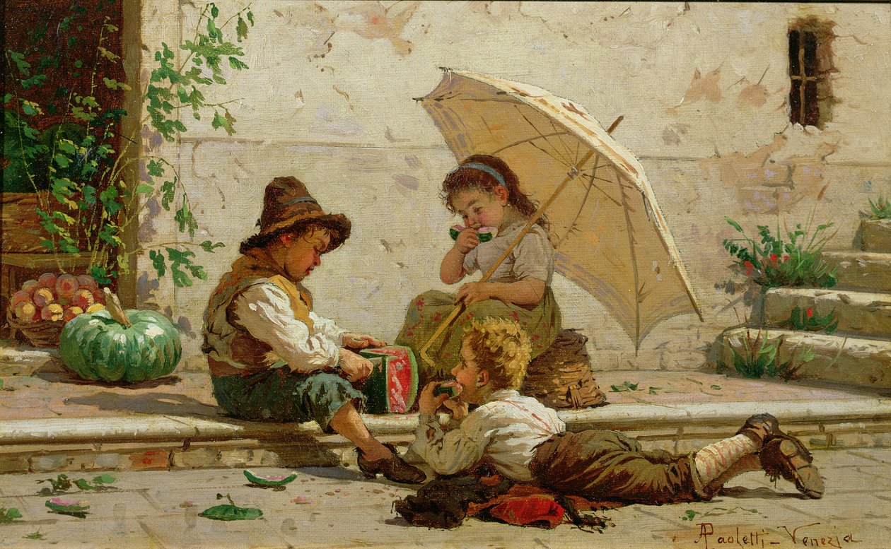 Niños venecianos de Antonio Ermolao Paoletti
