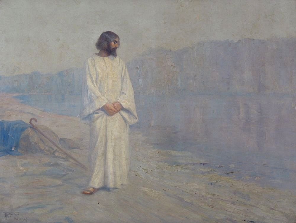 Cristo cerca del Gólgota de Antonio Parreiras