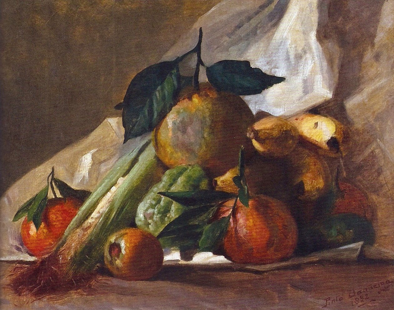 Naturaleza muerta de Antonio Rafael Pinto Bandeira