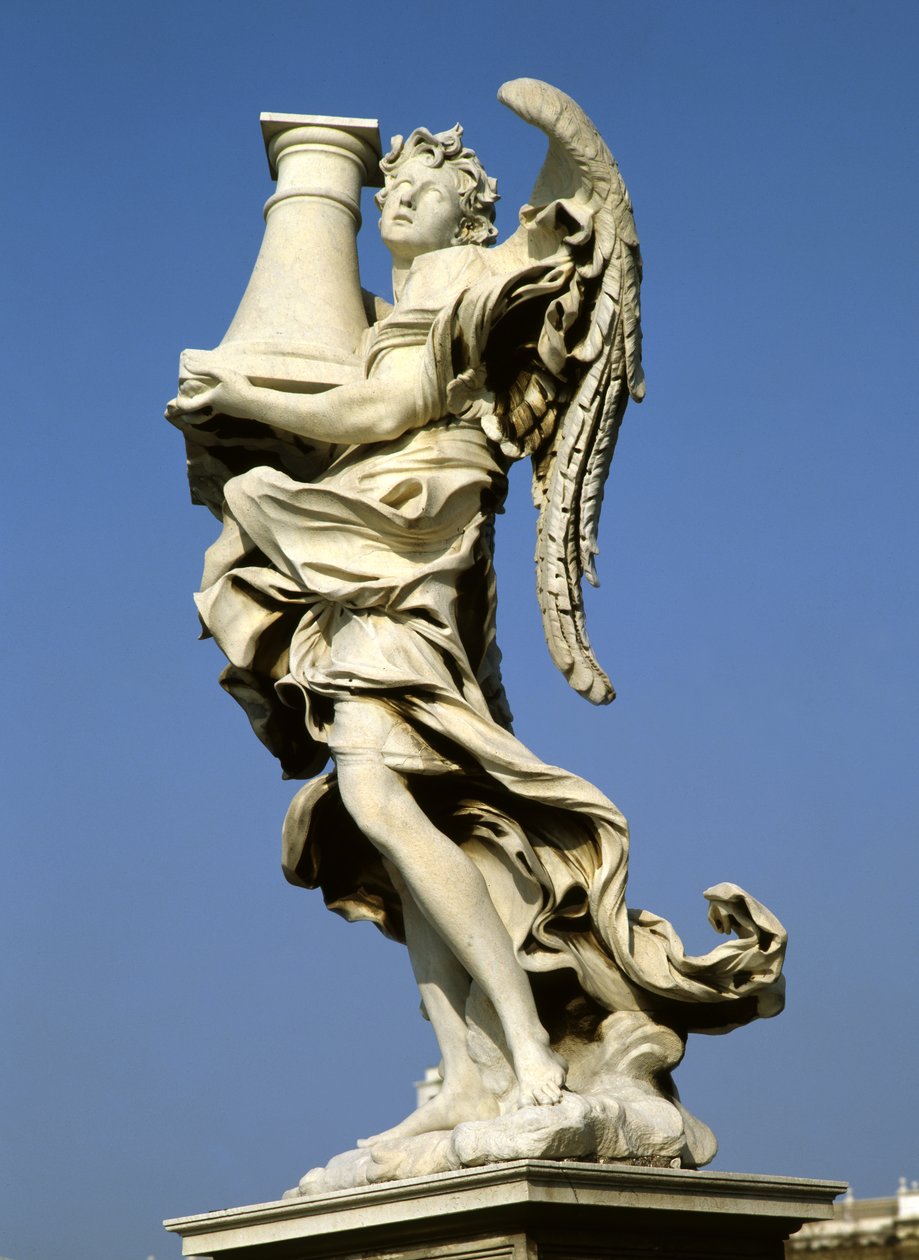 Ángel con la columna, c.1669 de Antonio Raggi