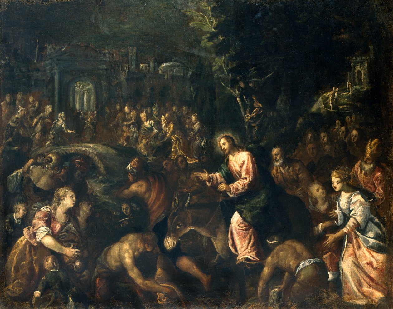 Entrada de Jesús en Jerusalén de Antonio Vicentino