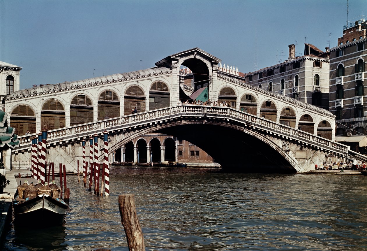 Puente de Rialto, comenzado en 1588 de Antonio da Ponte