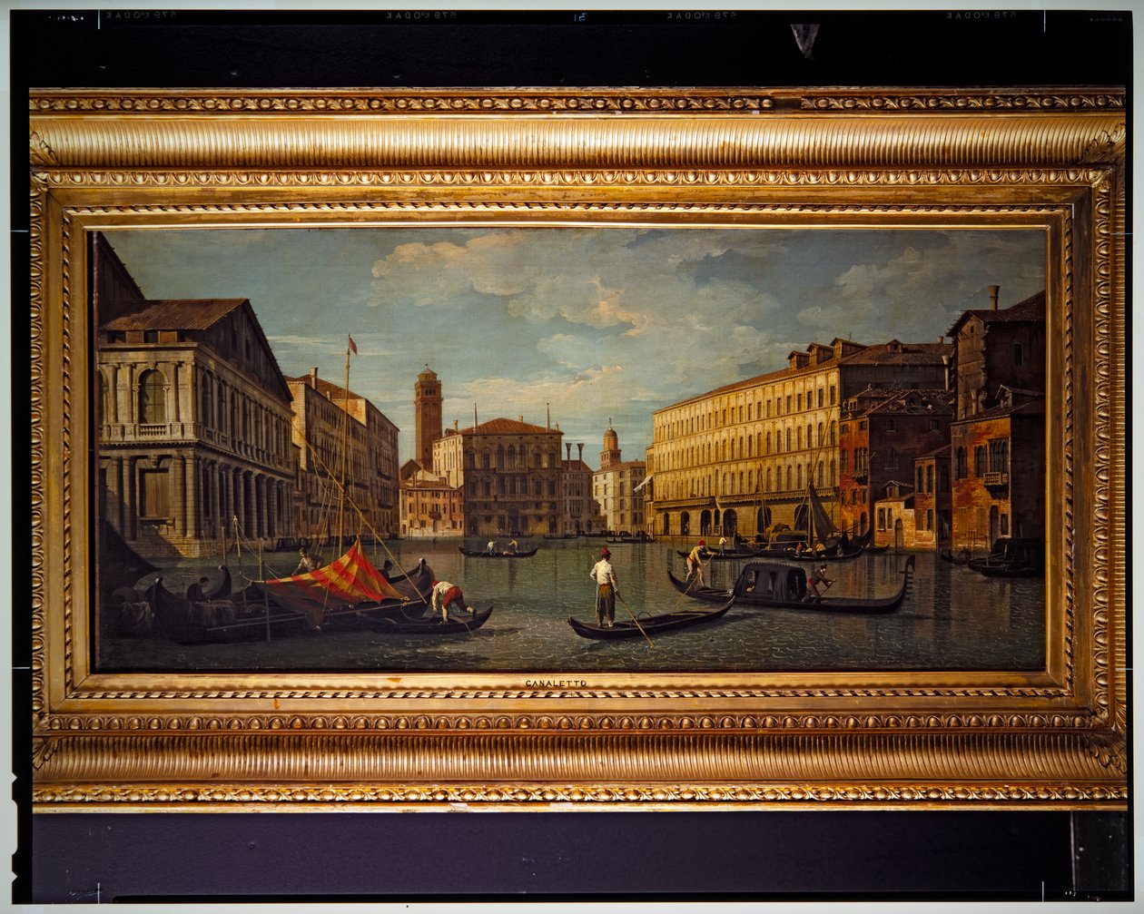 Vista del Canal de Antonio (studio of) Canaletto