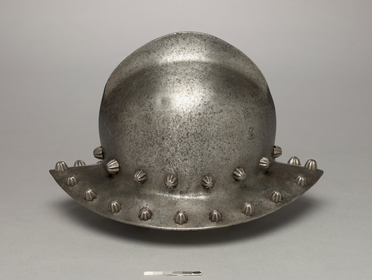 Sombrero de guerra, o sombrero de caldera, c.1475-1500 de Antonio (workshop of) Missaglia