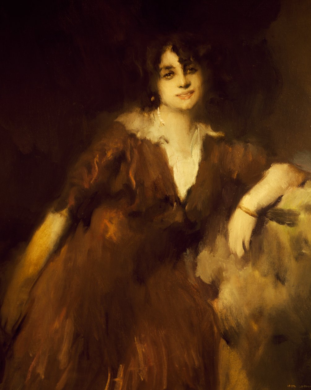 Retrato de Rosina Storchio (Venecia de Antonio Ambrogio Alciati