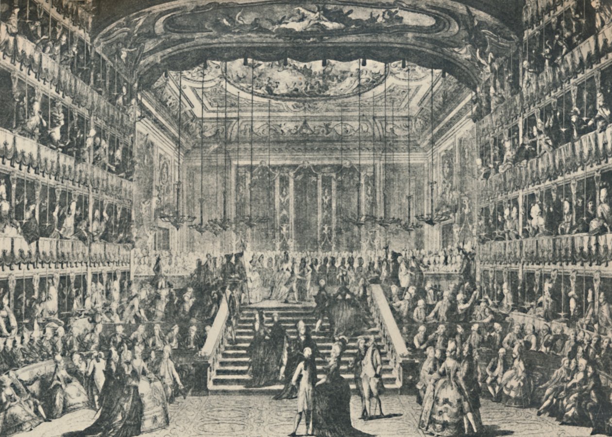 Recepción del Gran Duque y la Gran Duquesa de Rusia, 1782, 1925 de Antonio Baratta