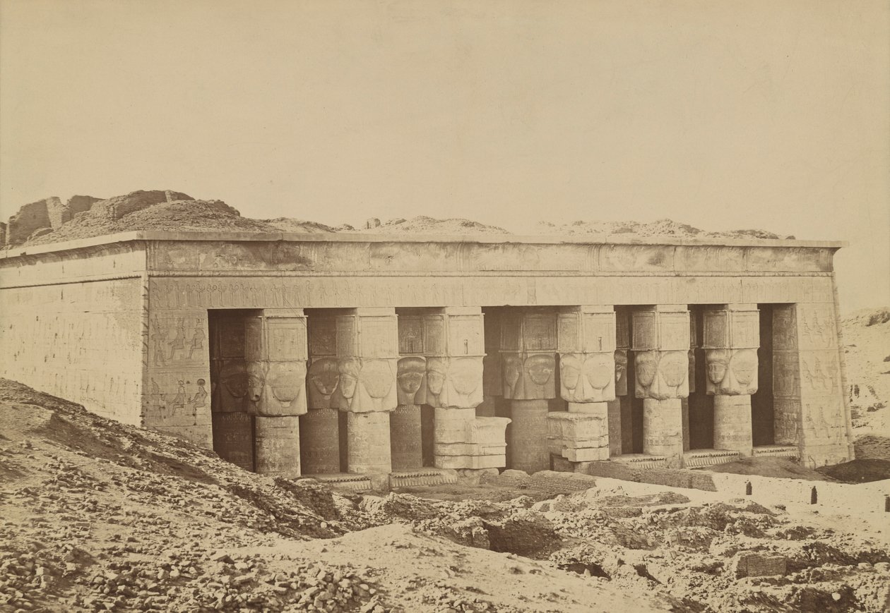 Dendera: Fachada de Antonio Beato