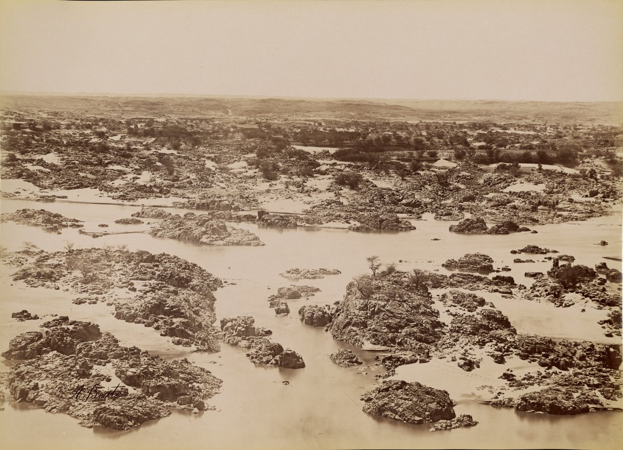 [Vista de la Primera Catarata] / [Vue de la Premiere Cataracte] de Antonio Beato