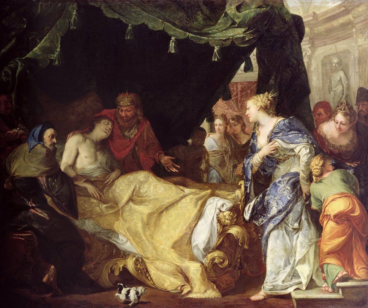 Antíoco y Estratonice (El príncipe moribundo) de Antonio Bellucci