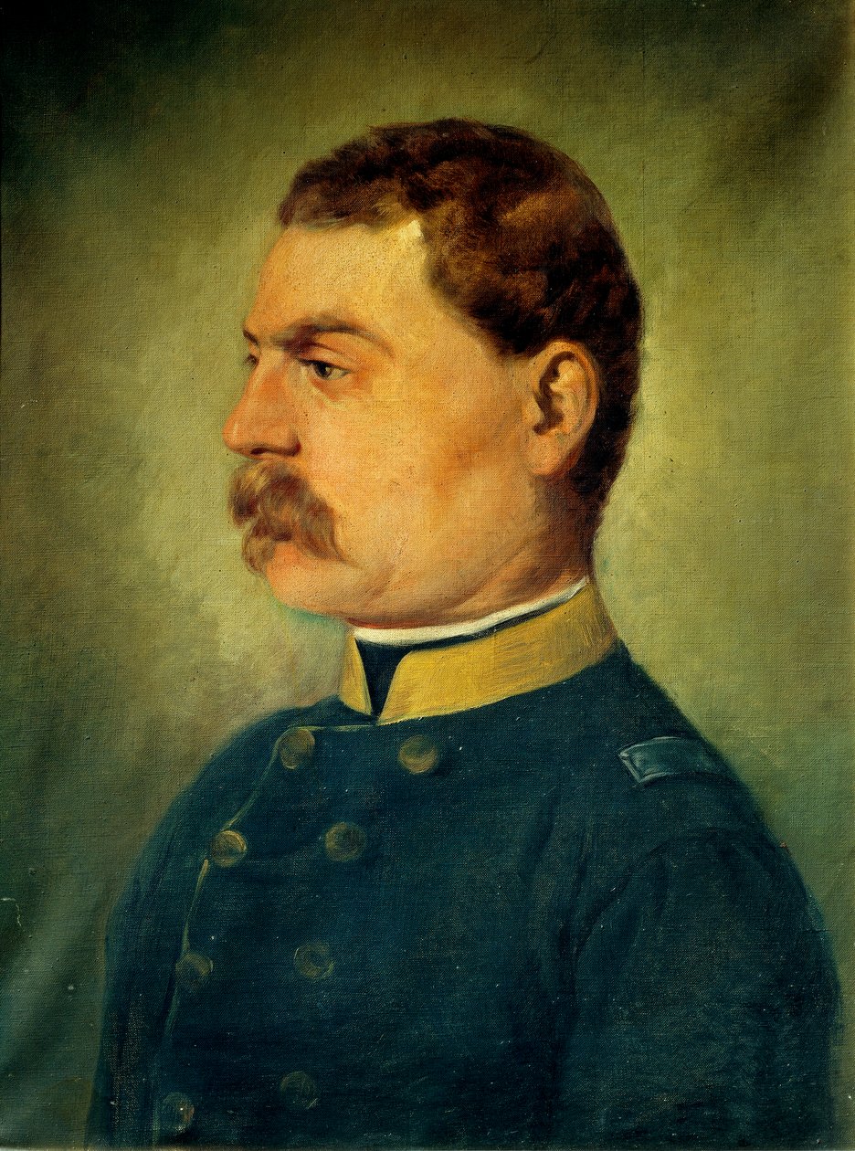 El oficial (óleo sobre lienzo) de Antonio Bignoli