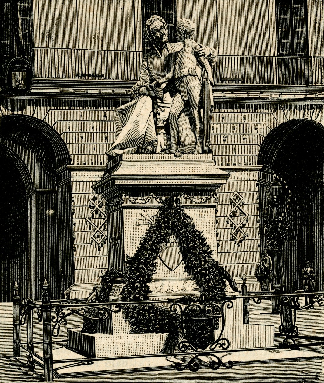 Monumento a Francesca Capece (1769-1848), por Antonio Bortone (1844-1938), Maglie, Apulia, Italia de Antonio Bortone