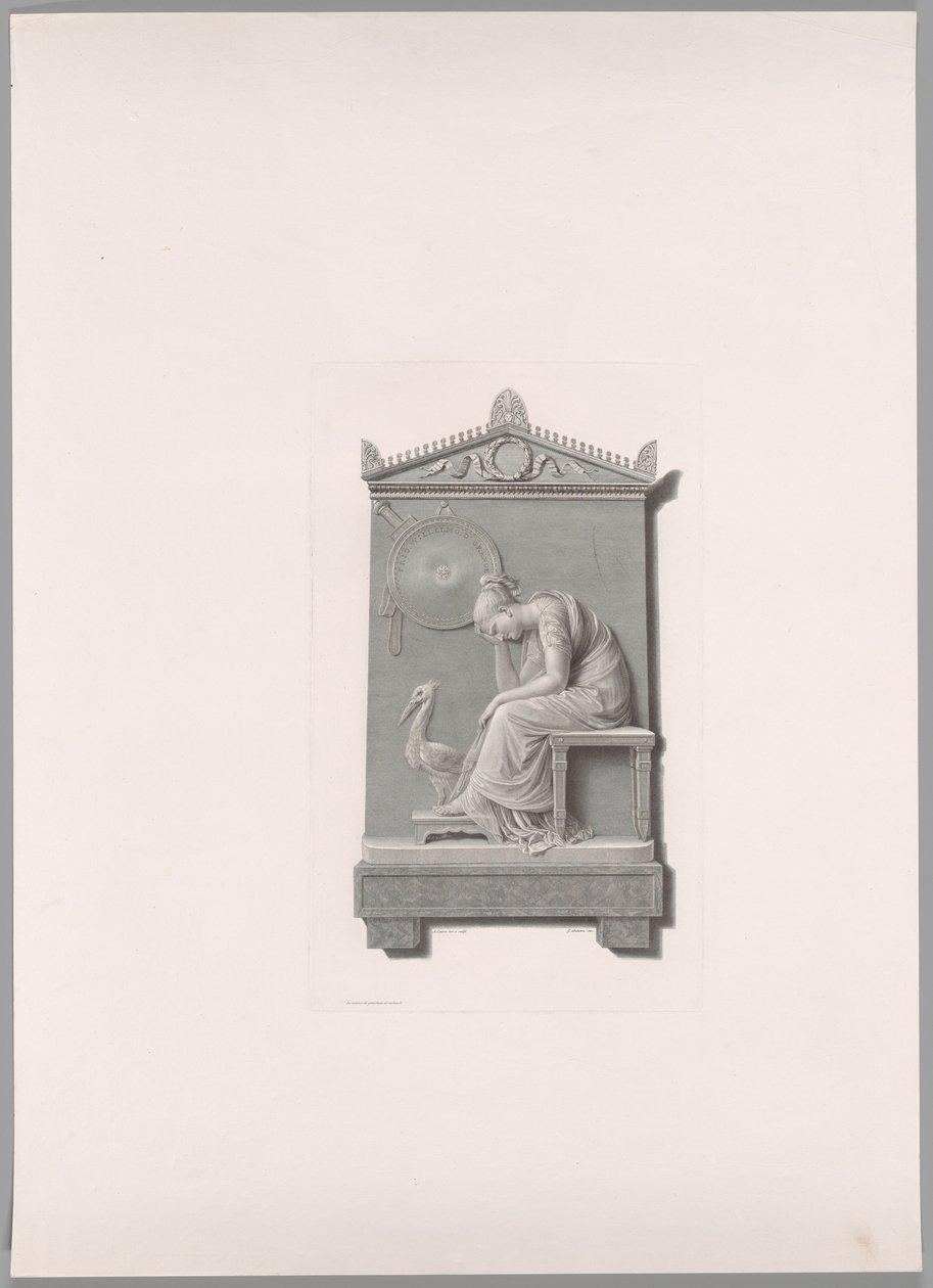 Monumento funerario del príncipe Guillermo de Orange Nassau, de la Obra de Canova de Antonio Canova