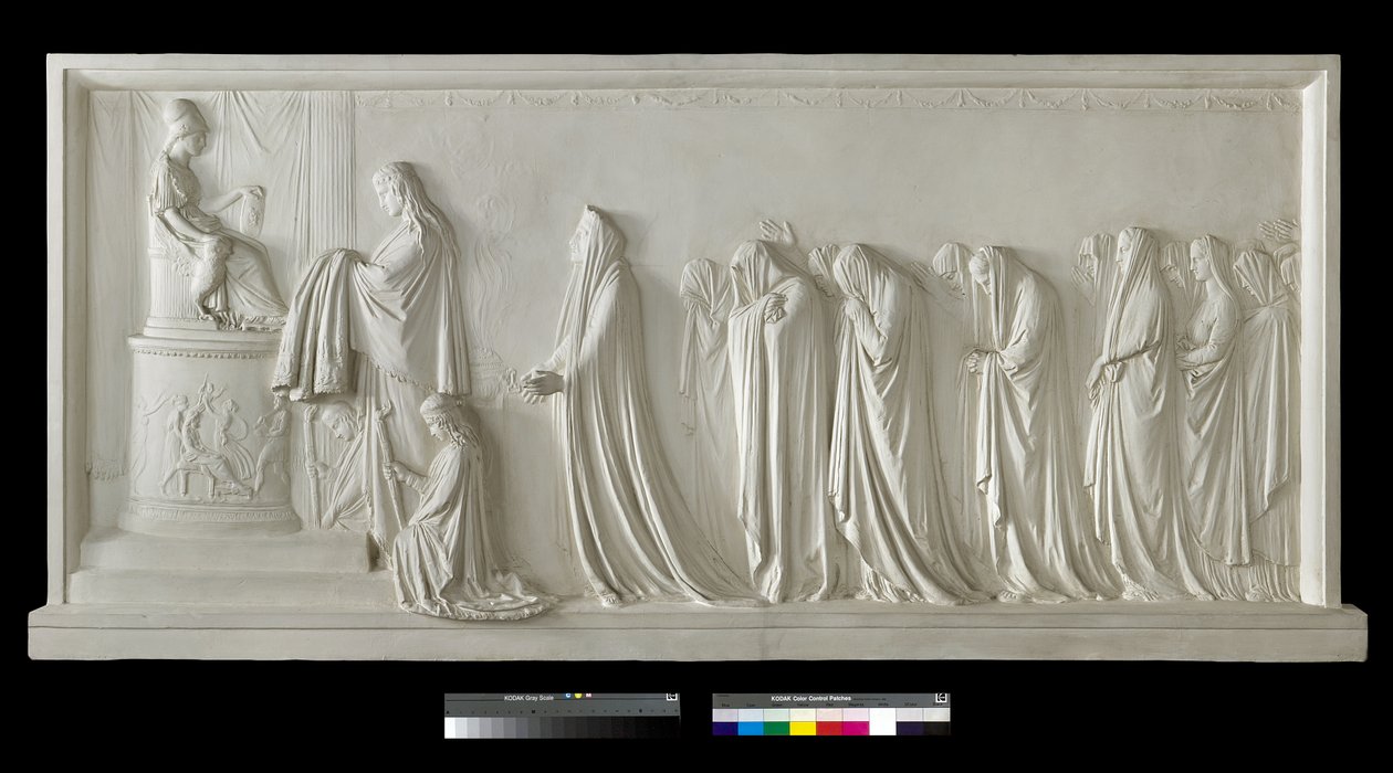 Hécuba ofreciendo el peplo a Palas Atenea de Antonio Canova