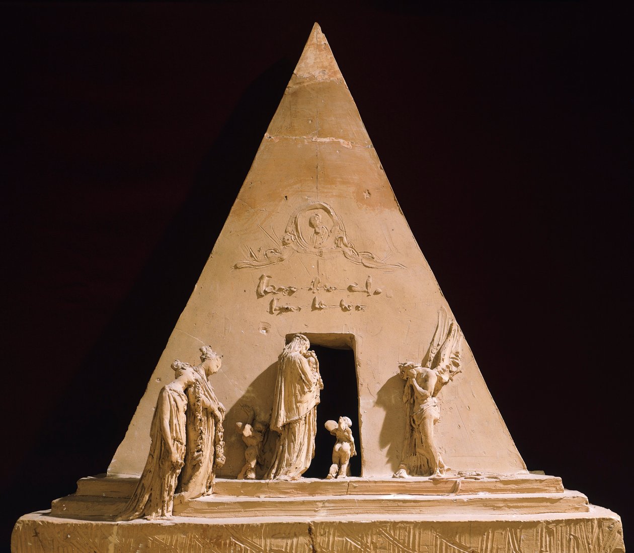 Monumento a Tiziano por Antonio Canova, modelo de terracota de Antonio Canova