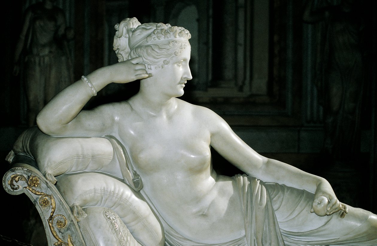 Paolina Borghese como Venus Victrix de Antonio Canova