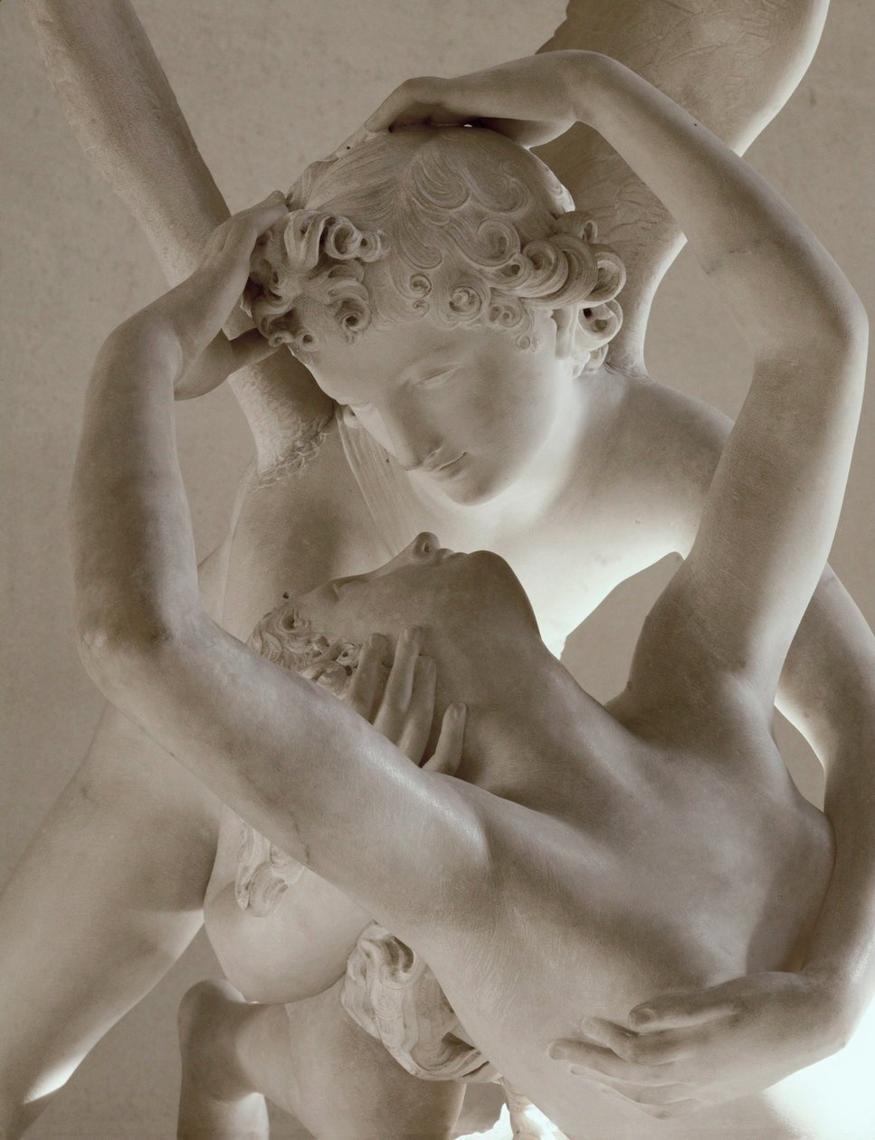 Psique devuelta a la vida por el beso de Amor ... de Antonio Canova