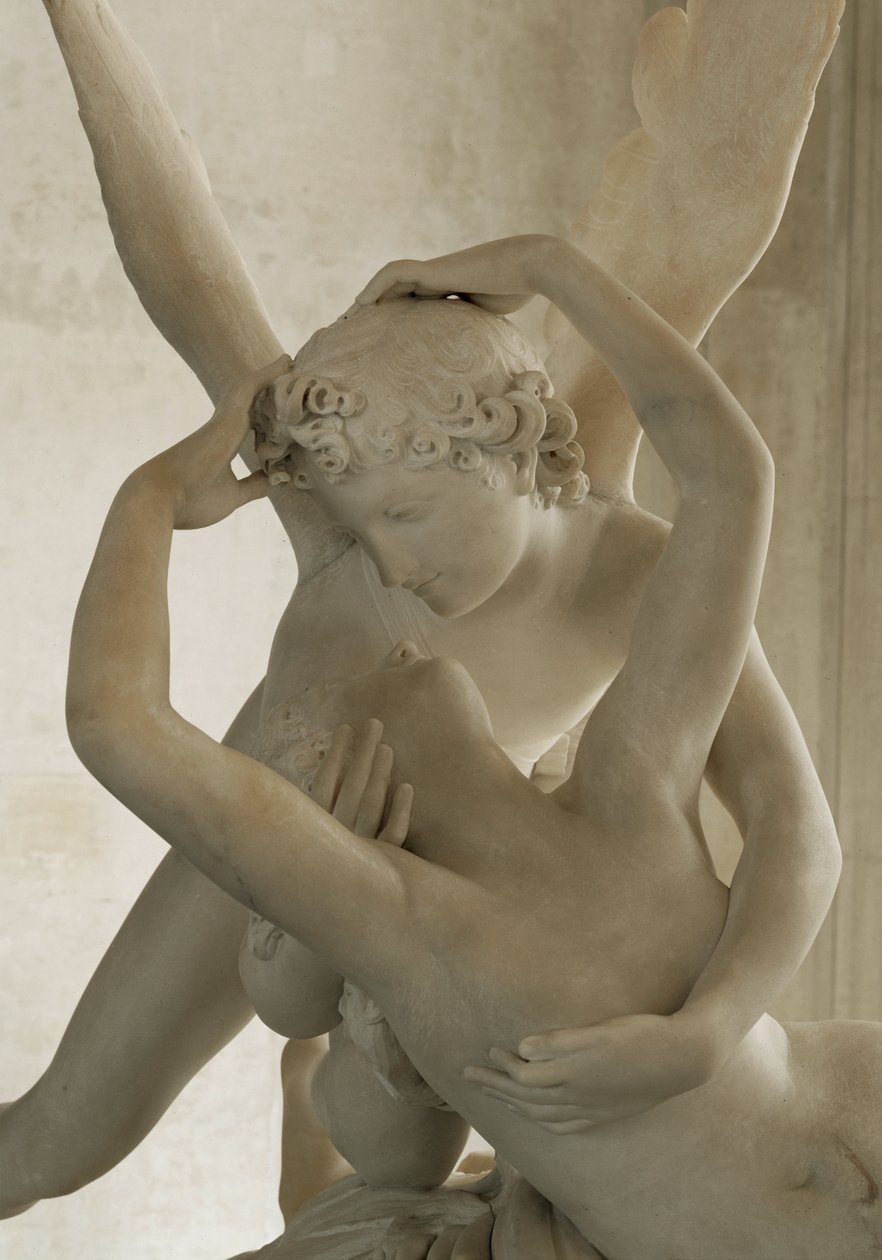 Psique devuelta a la vida por el beso de Amor ... de Antonio Canova