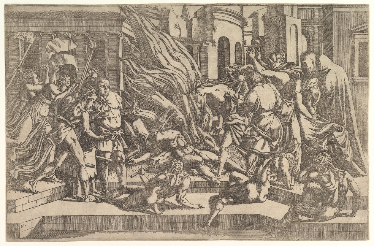 Quema de un cadáver de Antonio Fantuzzi