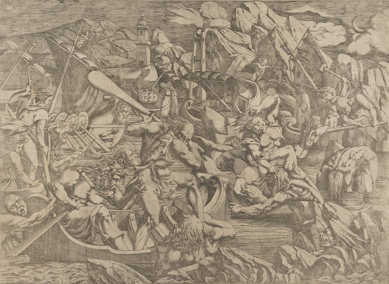 Venganza de Nauplio, 1540-45 de Antonio Fantuzzi