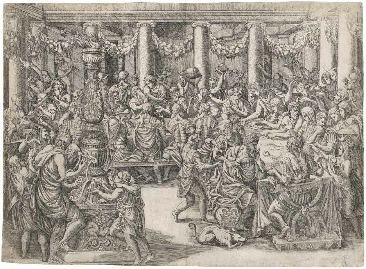 El banquete de Escipión de Antonio Fantuzzi