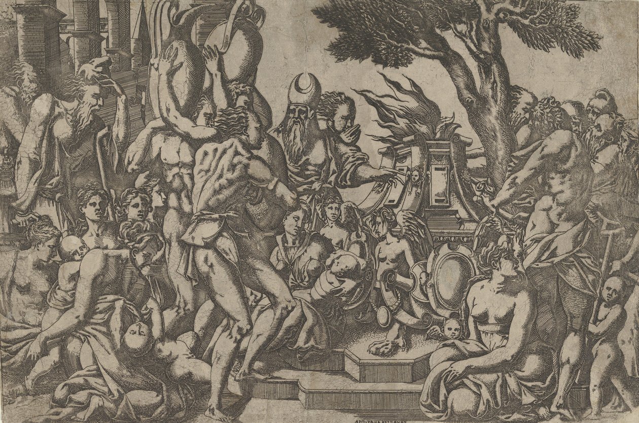 El Sacrificio, 1542 de Antonio Fantuzzi